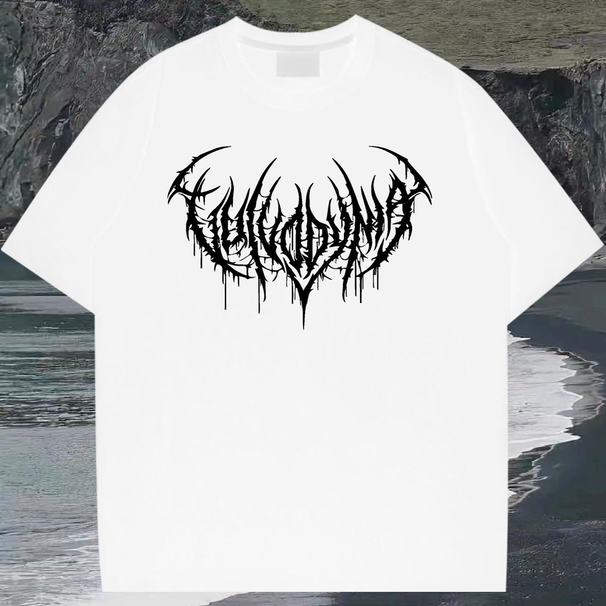 Loose Fit T shirt Home Outdoor 180g Cotton Mens Tshirts DIY Skull Top Tees