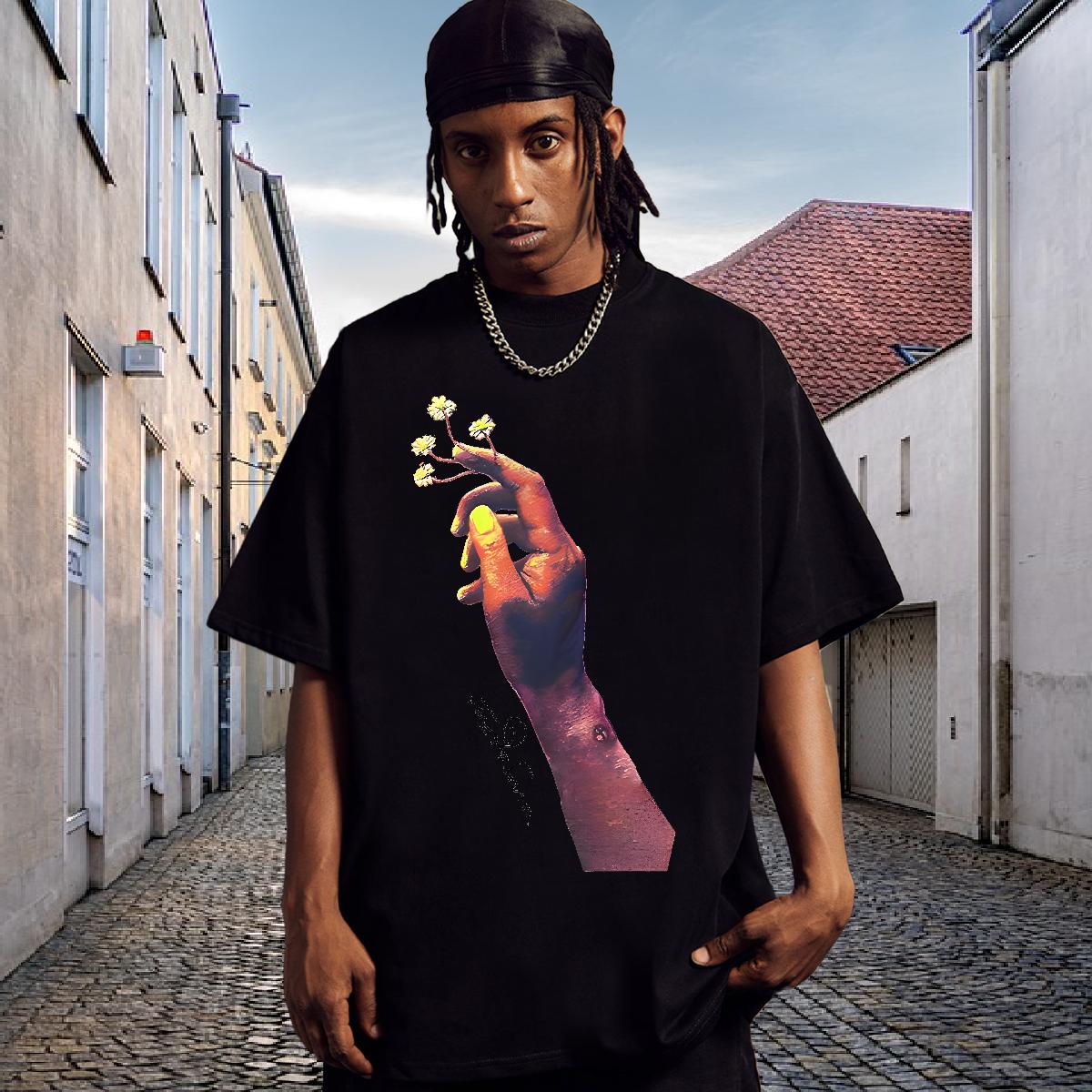 Loose T Shirt For Man Daily Wear Crew Neck Cotton Tshirts New Designer Plus Size Custom Tee Shirt