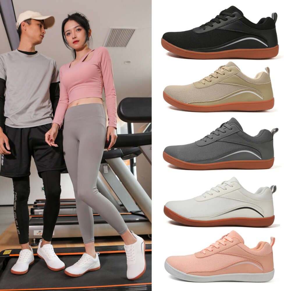 New Womens Mens Wide Minimalist Barefoot Shoes Canvas Walking Sneakers| Zero Drop Sole Size 36-46