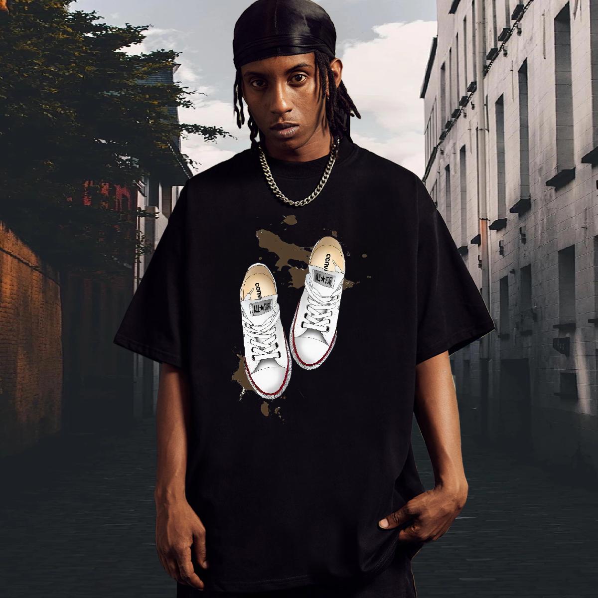 2024 Designer Man T Shirts Anime Tshirt for Man Woman Daily Outfit 180g Cotton Loose Fit Tops Tees