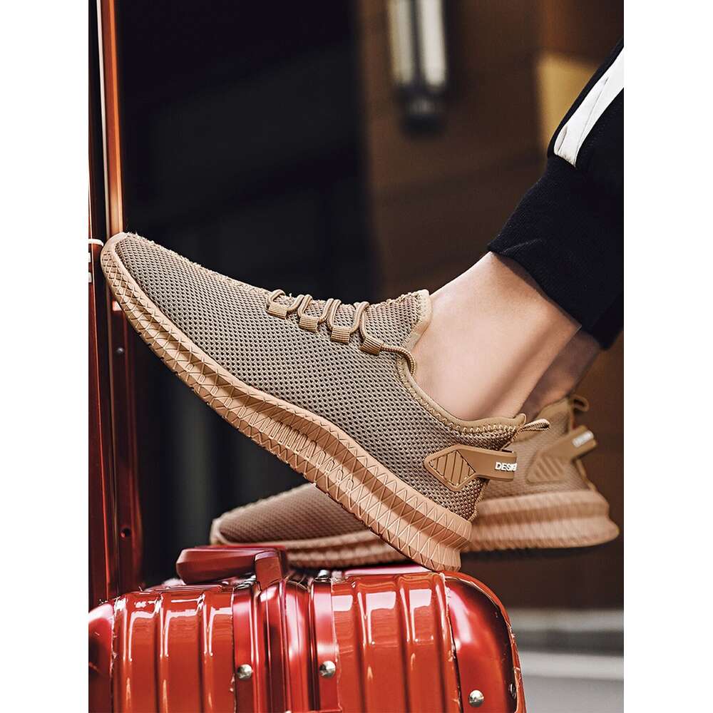Selling Couple's Mesh Lightweight Breathable Mid-Top Sock Sneakers, Casual Sports Fashion Shoes