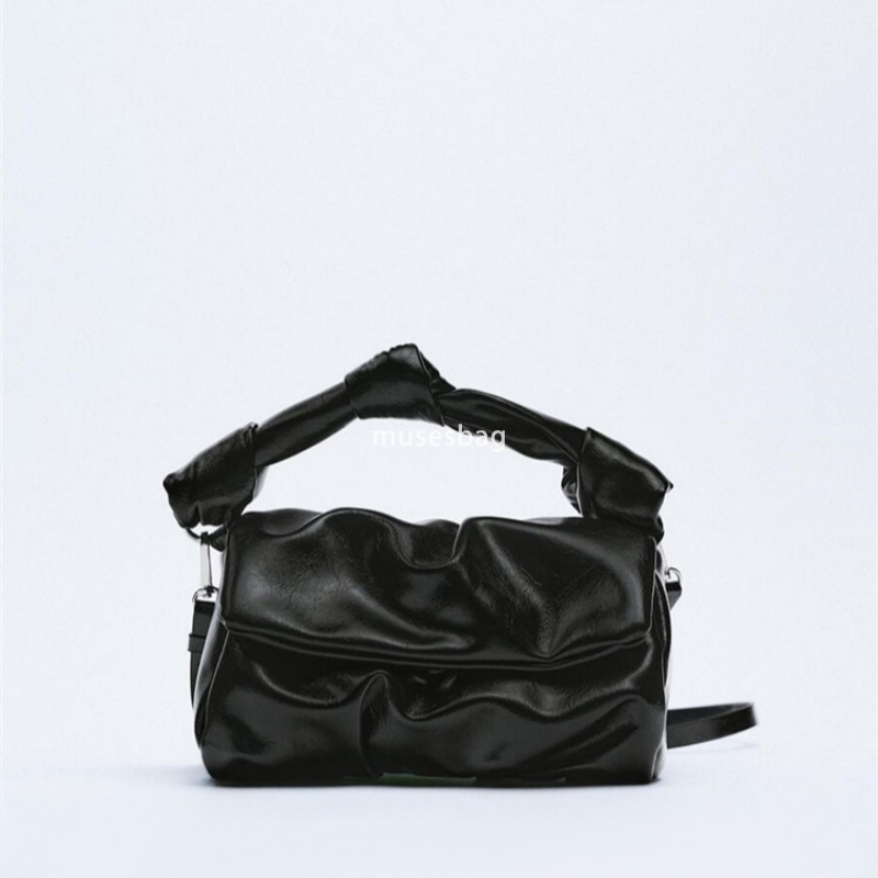 New High Quality Cloud Bag Mini High Grade Shoulder Bag Fashionable Dumpling Shape Crossbody Bag Knot Folded Handbag