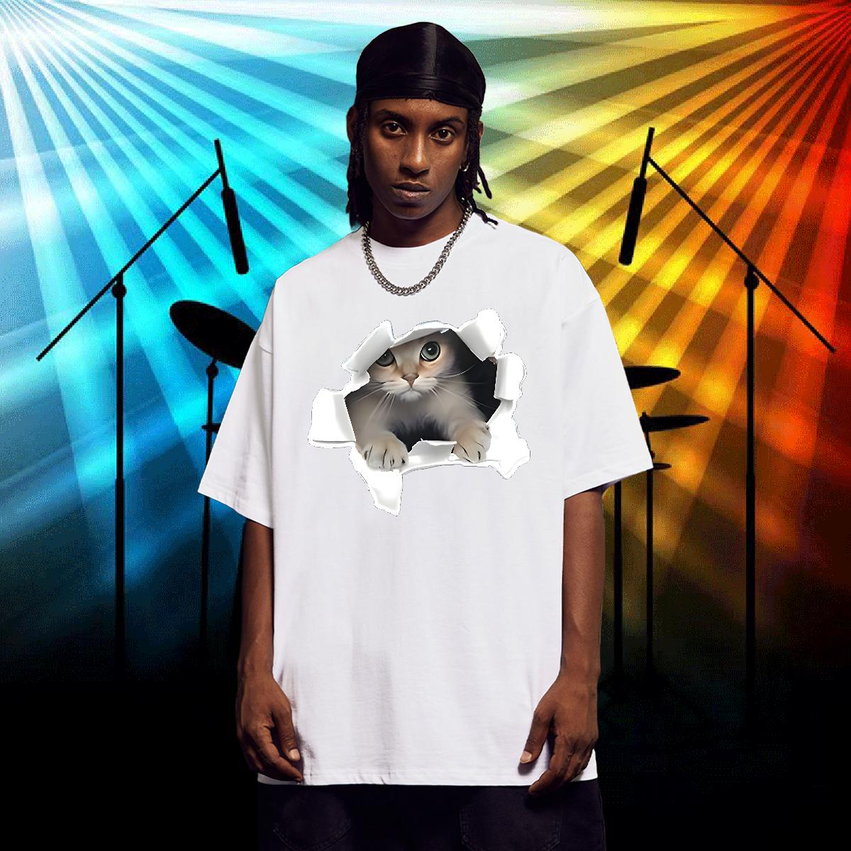 Custom T-Shirts Customized Sports Casual Couples T Shirts Cotton Breathable Soft