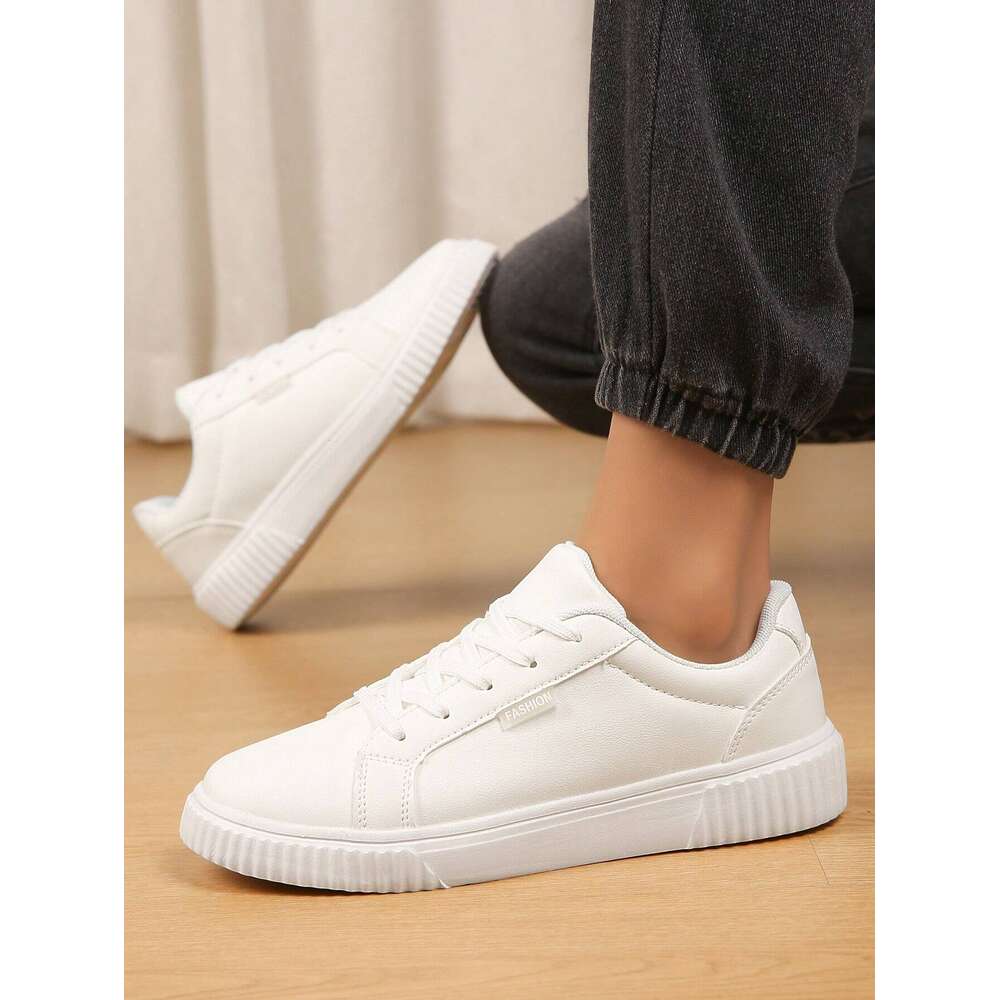 Sports Men Casual Lace Up With Soft Bottom Flat Low Cut Walking Shoes Round Toe Versatile Skateboarding Ddmysaturn