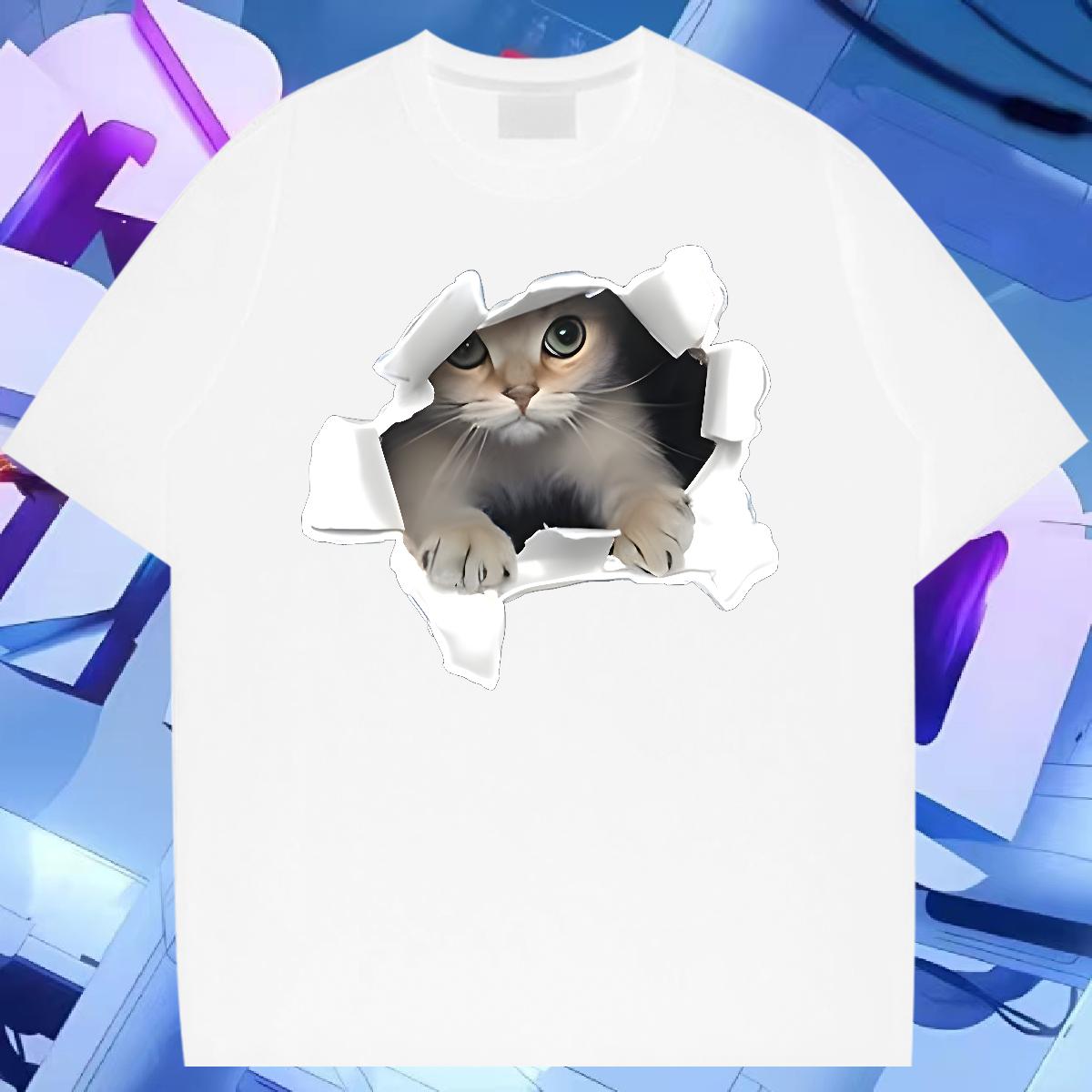 New Designer Mens T Shirts Plus Size Cartoon Daily Wear Men Tees Round Neck Short Sleeve Wholesale