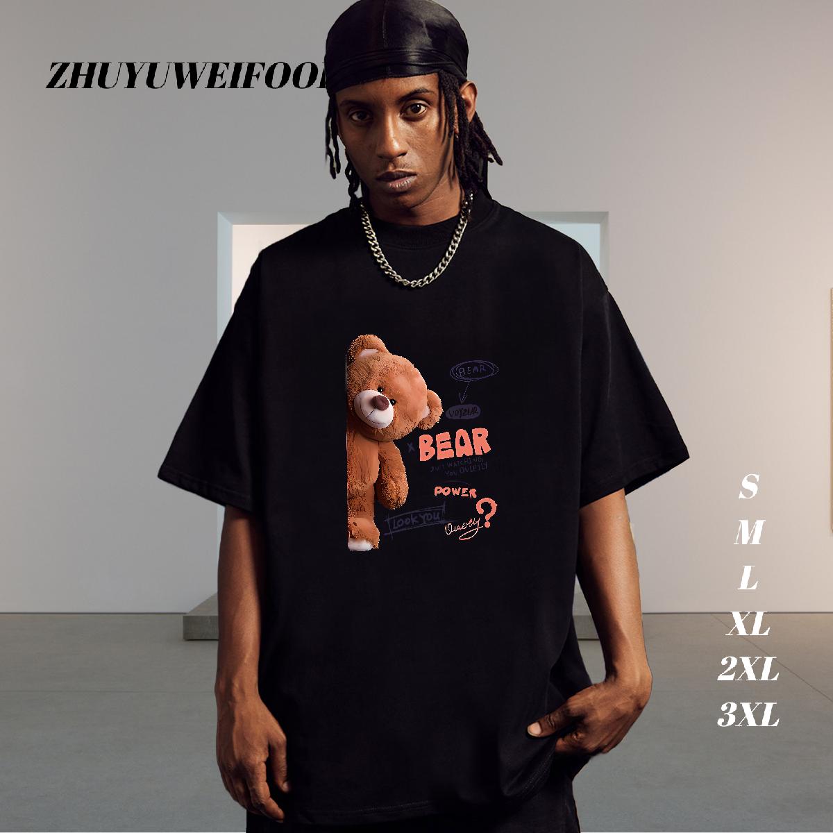 Wholesale T-Shirts for Men Outdoor Cotton Breathable Short Sleeve Men Tops Tees Stylist Customized Tee Shirt