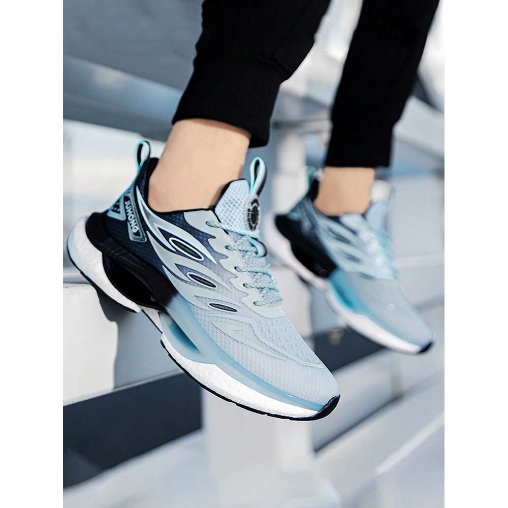Ddmyoutdoor Men S Shoes Breathable Shock Absorbing Elastic Wear Resistant Casual Sports Shoes