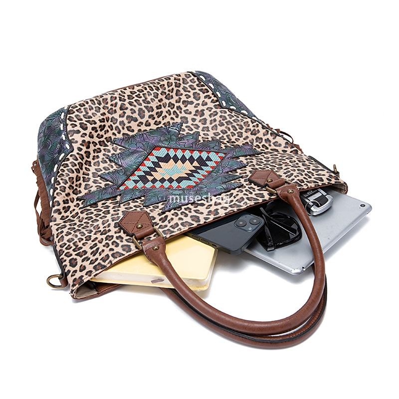 High quality women PU high-end European and American retro tote bag multifunctional handwoven casual shoulder bag large capacity crossbody bag