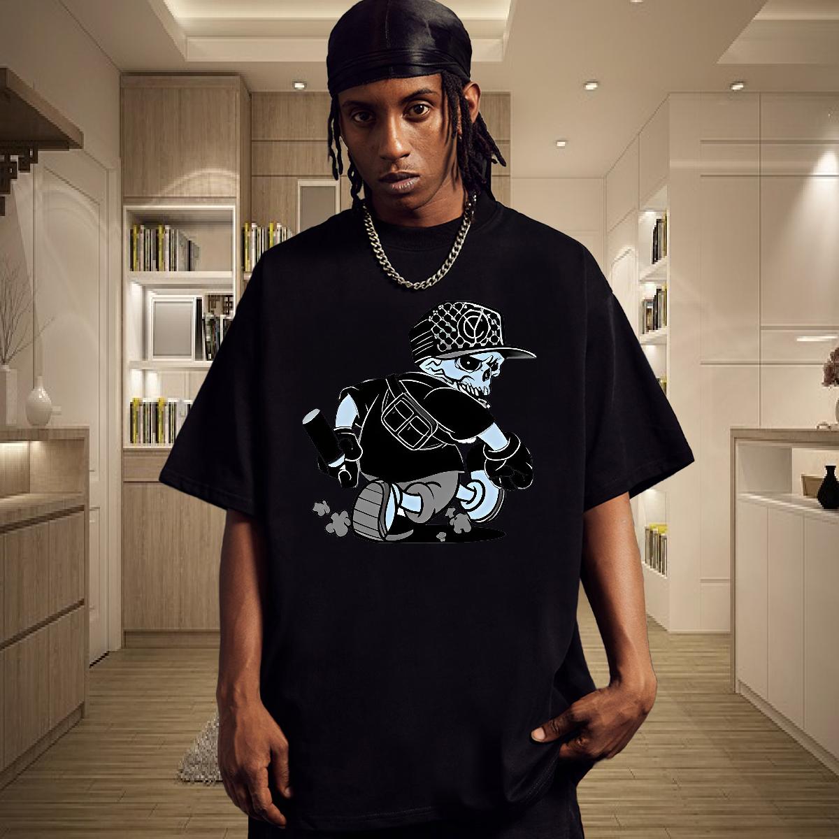 High Quality Men Clothes T-Shirt Breathable Short Sleeve Summer Casual T-Shirts Custom Cartoon Casual New Top Tees