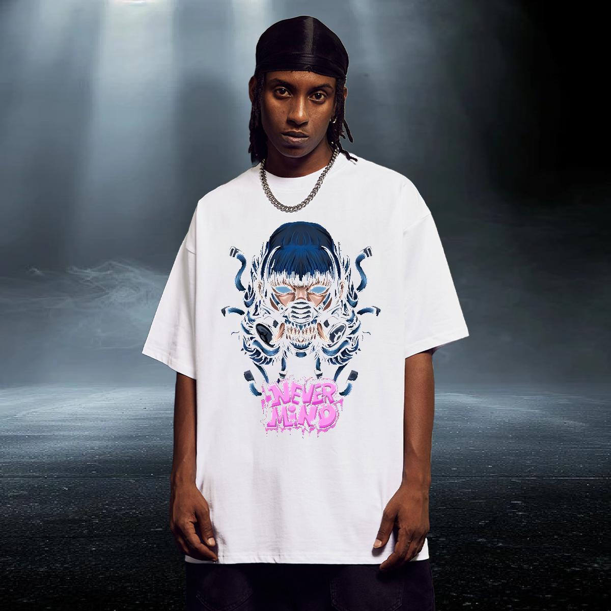 Wholesale Men T Shirts Street Breathable Short Sleeve Men Clothes T-Shirt New Plus Size Cartoon Clothings