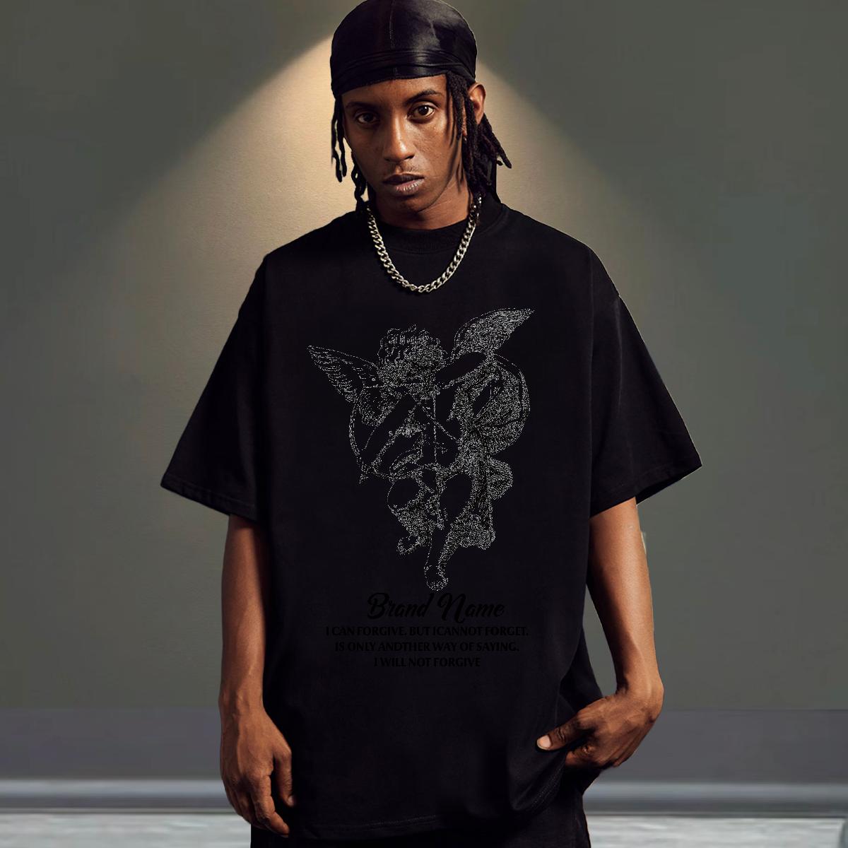 Popular Tshirt for Man Woman Cotton Breathable High Street Hip Hop T Shirt For Man Black White Stylist Polos