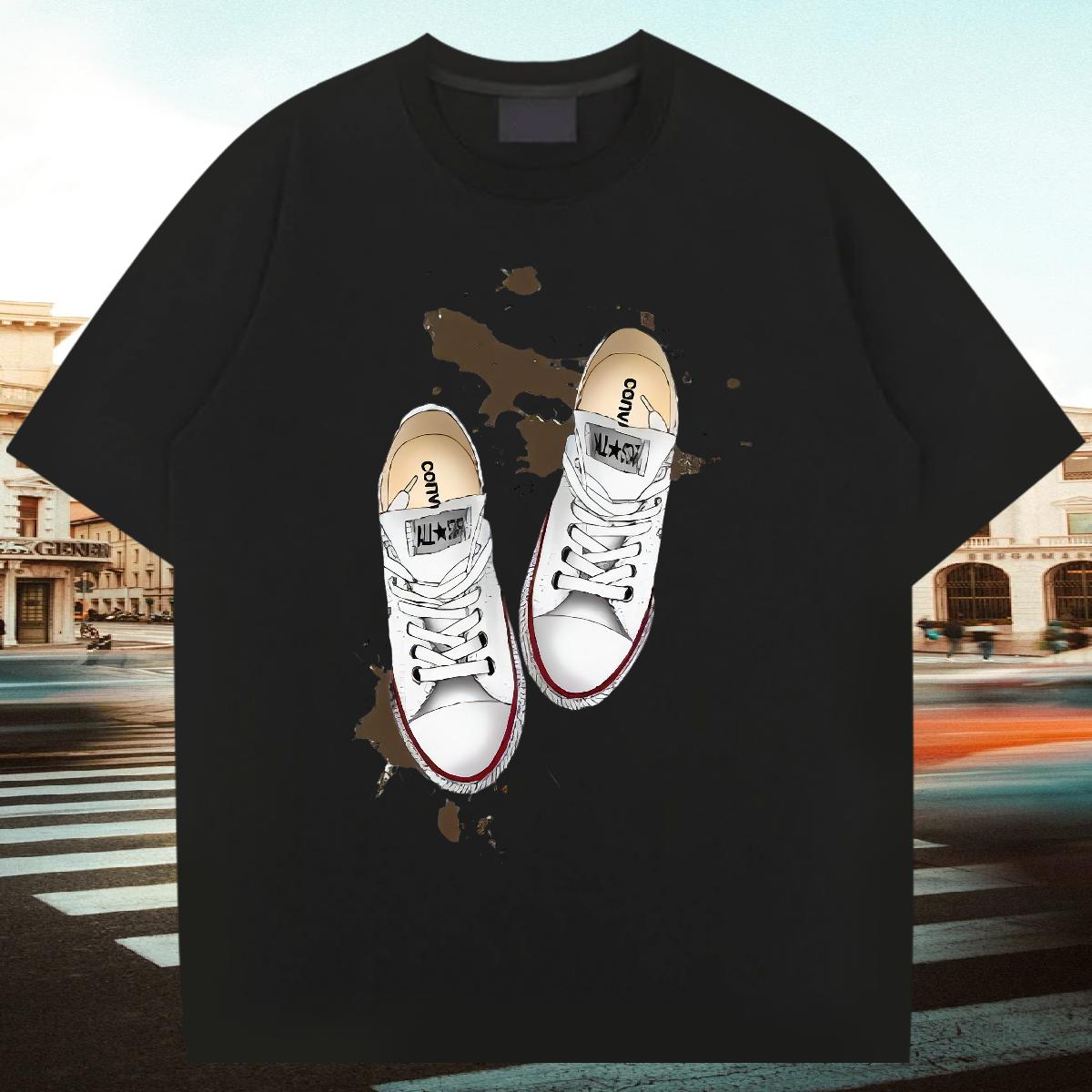 2024 Designer T-Shirts Custom Tshirt for Man Woman Hip Hop Street O-Neck Short Sleeve Cotton Loose Wear