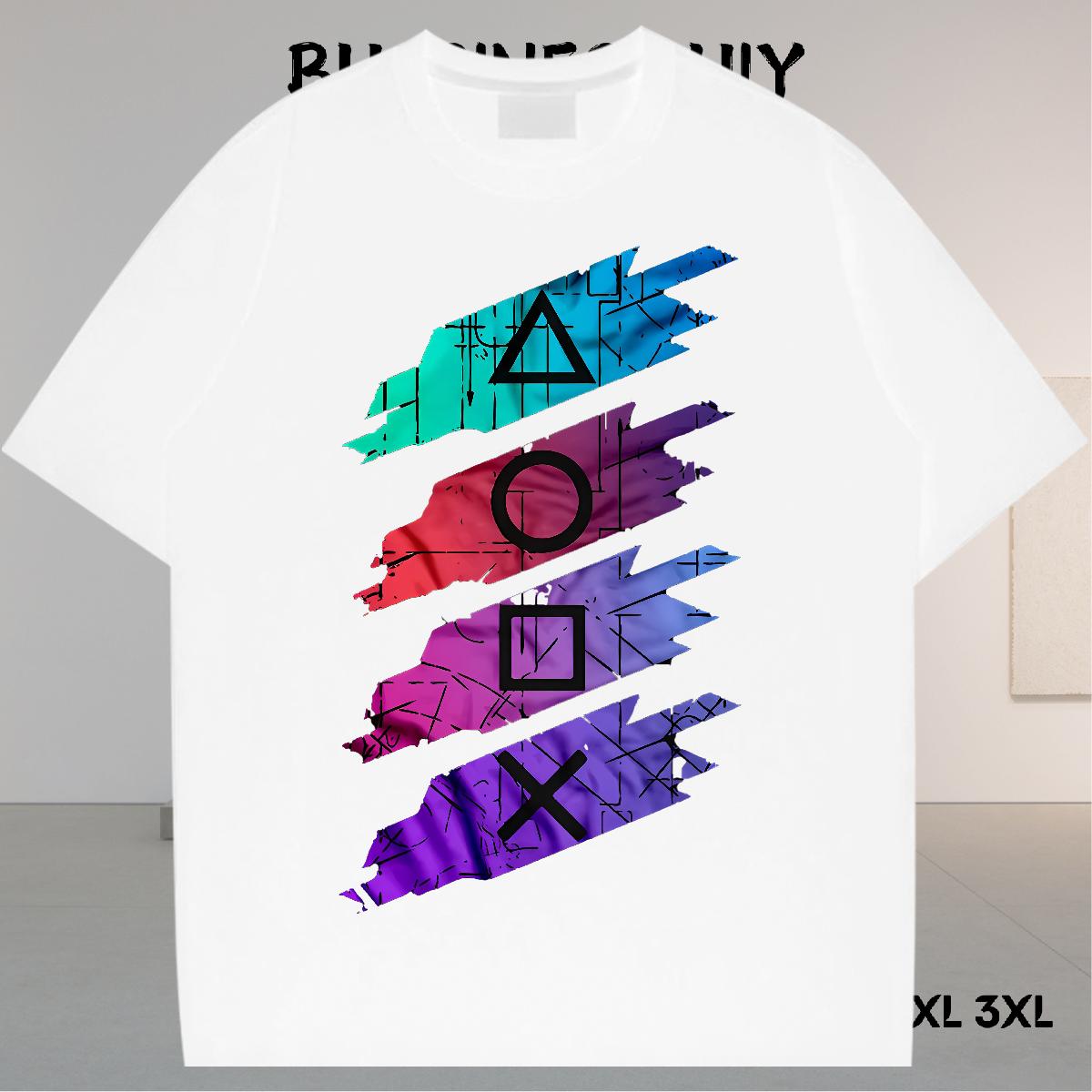 Casual New T Shirts Men DIY Logo Beach Men Tshirts O-Neck Short Sleeve Cotton Popular