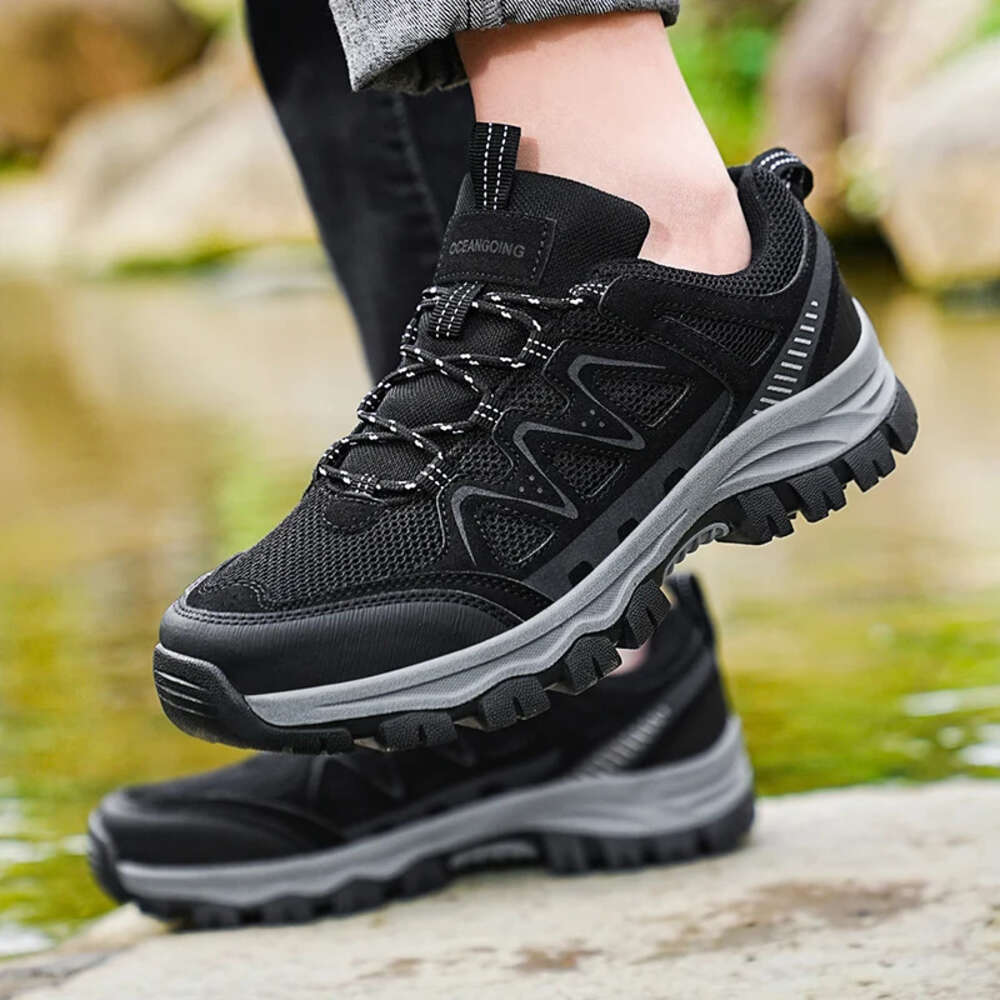Men S Breathable Hiking Sports Shoes Wading Fashion Climbing Trekking Sneakers For Outdoor Work Boots Ddmysaturn