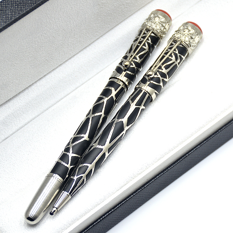 Special Edition Heritage Collection 1912 Spider Rollerball Pen Ballpoint Pen Unique Metal Reliefs Office Writing Ink Fountain Pens
