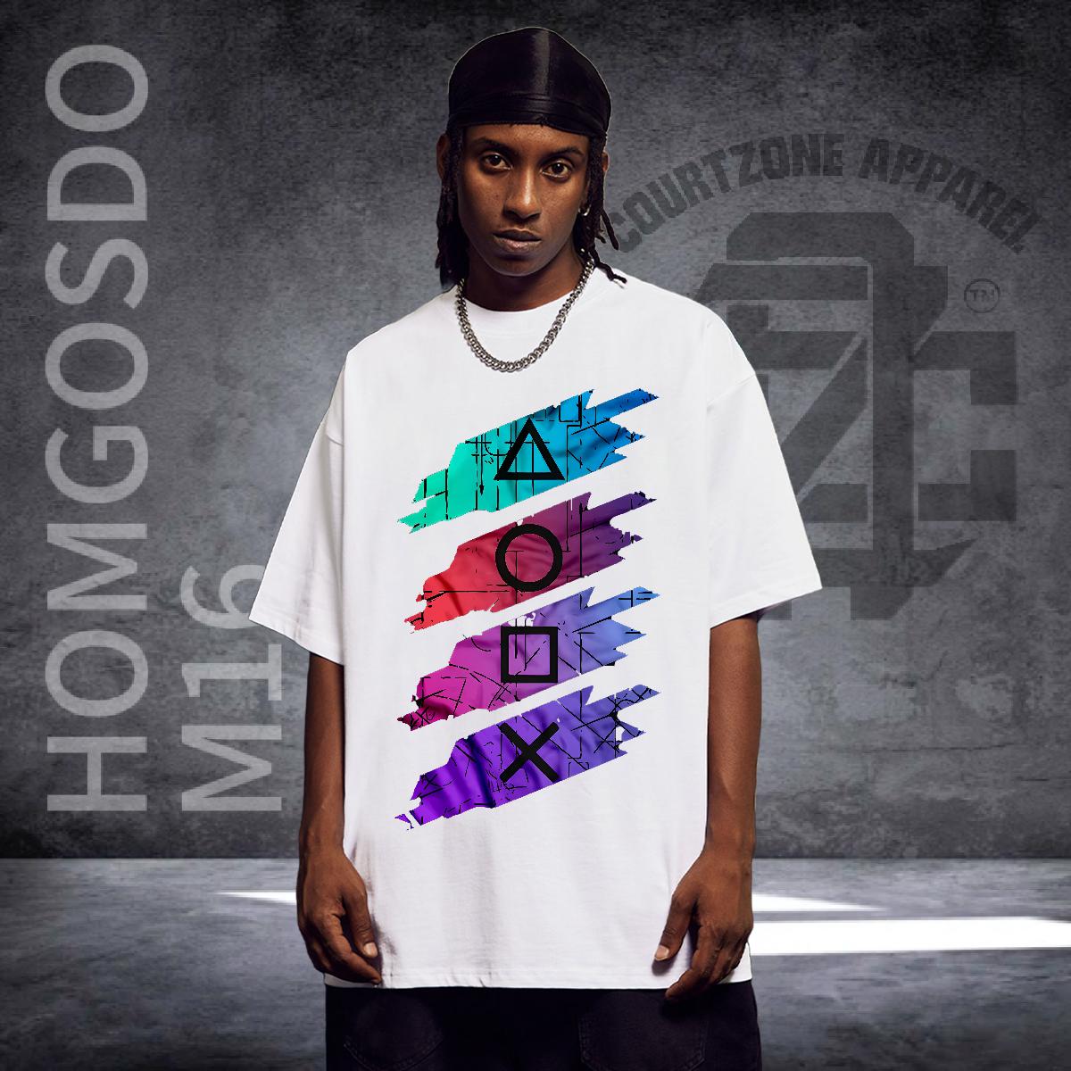 2024 New T-Shirts for Men Oversized Street Men Tshirts Short Sleeve Cotton O-Neck 5A
