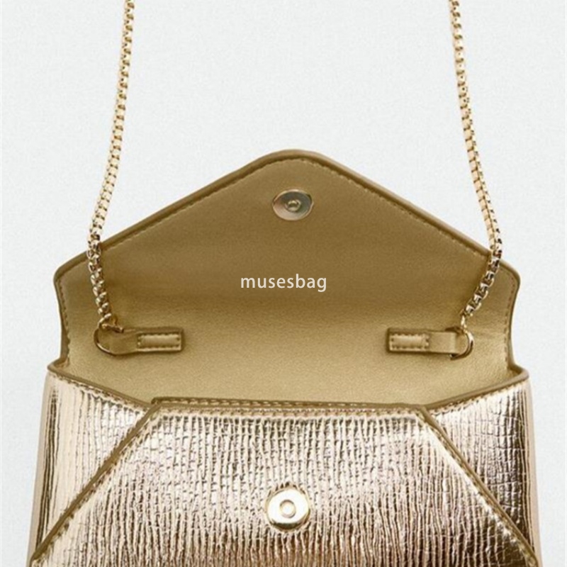 Design sense niche hot selling new fashionable envelope bag bright color chain shoulder bag mini party outing diagonal cross phone bag
