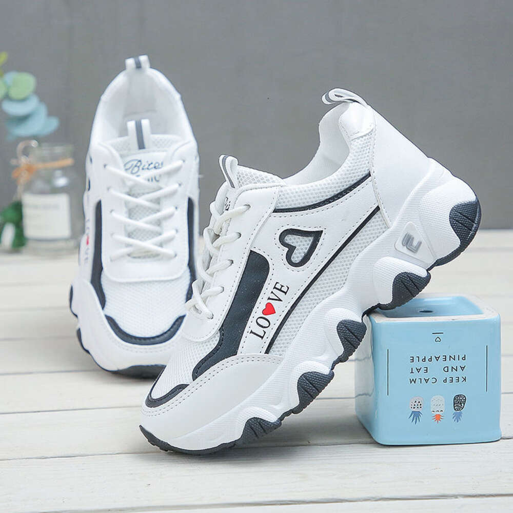 Ddmysports Women S Autumn And Winter New Students Korean Version Oll Match Sports Casual Travel White Running Shoes Trend OUTDOOR