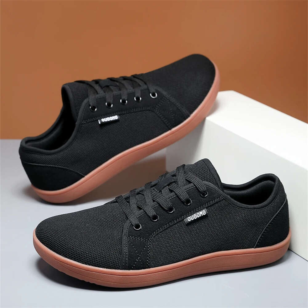 2024 Wide Barefoot for Men Women Canvas Sneaker Fashion Flats Soft Zero Drop Sole Wider Toe Minimalist Walking Shoes