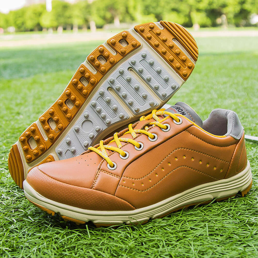 Red Waterproof Shoes Black Outdoor Light Weight Quality Golf Men Comfortable Walking Gym Sneakers Ddmysaturn