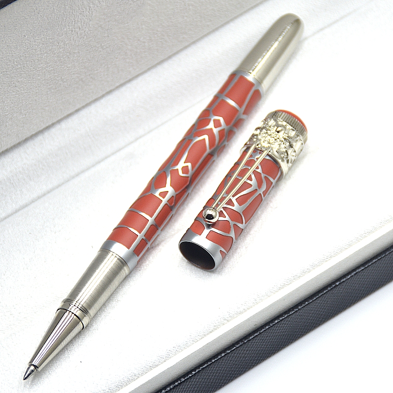 Special Edition Heritage Collection 1912 Spider Rollerball Pen Ballpoint Pen Unique Metal Reliefs Office Writing Ink Fountain Pens