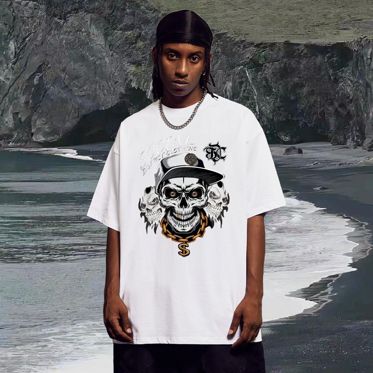 Factory Direct Mens T Shirts Graphic Street Men Tops Tees Round Neck Short Sleeve Classic