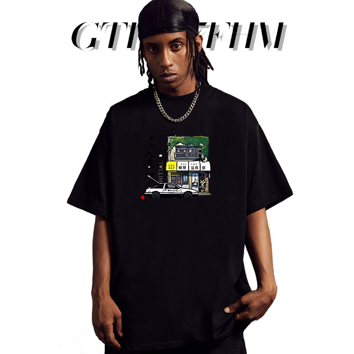 Wholesale T shirt Graphic Mens Tshirts Hip Hop Street Short Sleeve Cotton O-Neck Unisex Tee Shirt