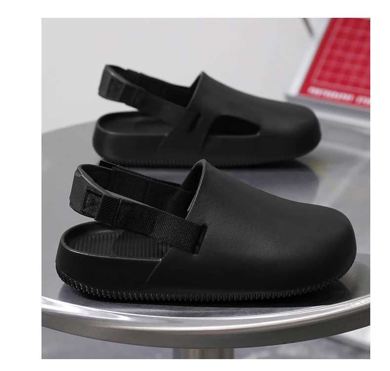 New designer shoes designer sandals mens women soft sole slippers EVA thick soled Summer beach shoes casual trend anti skidding Classic couple hole sh
