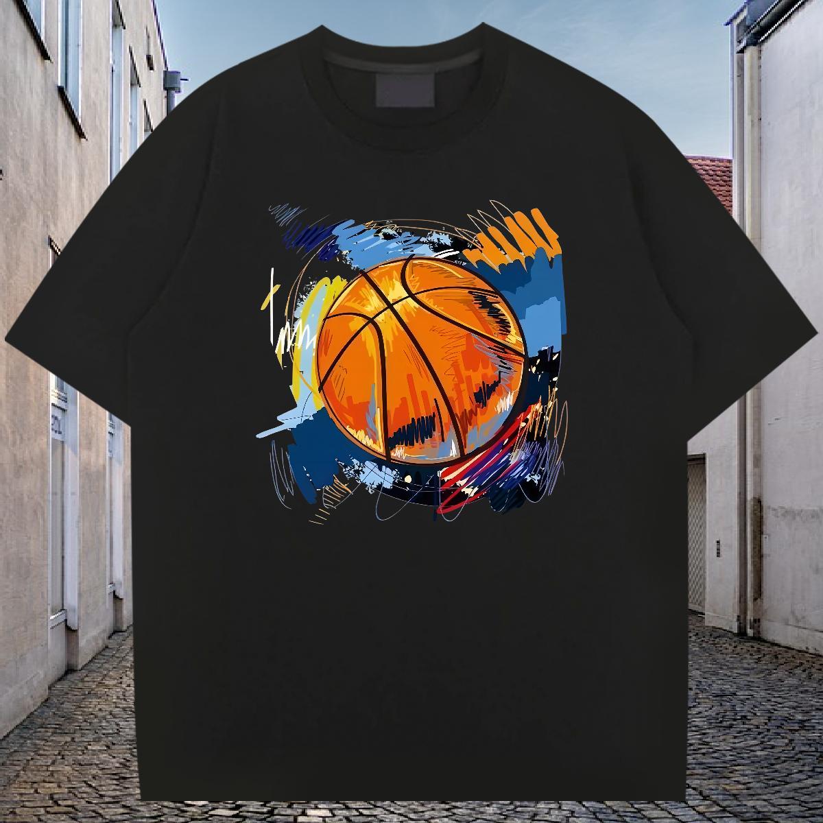 Fashion New T Shirts Men Floral Print Couples T Shirts Daily Outfit Cotton Breathable Unisex Clothings