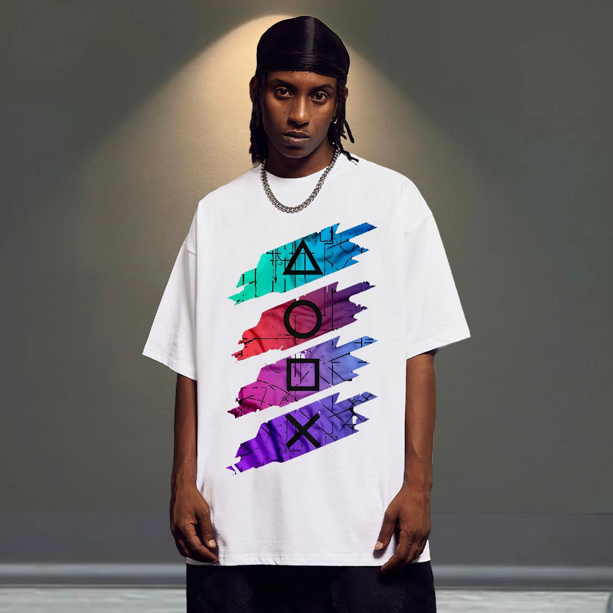 Classic Tshirts Breathable Crew Neck Hip Hop T shirt Black White Fashion Designer Top Tees