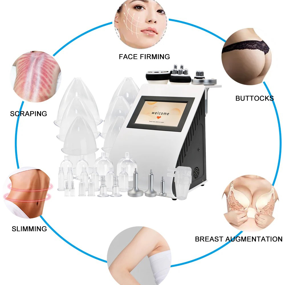 40K Cavitation RF Vacuum Breast Enlargement Radio Frequency Slimming Lipo Cavi System Body Shaping Sculpting Skin Tightening Face Lifting Anti Aging W