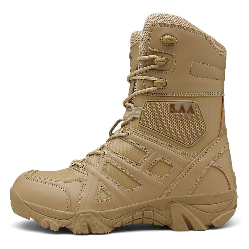 For Hiking Tactical Shoes Combat Outdoor High Top Military Men Motocycle Boots Ddmysaturn