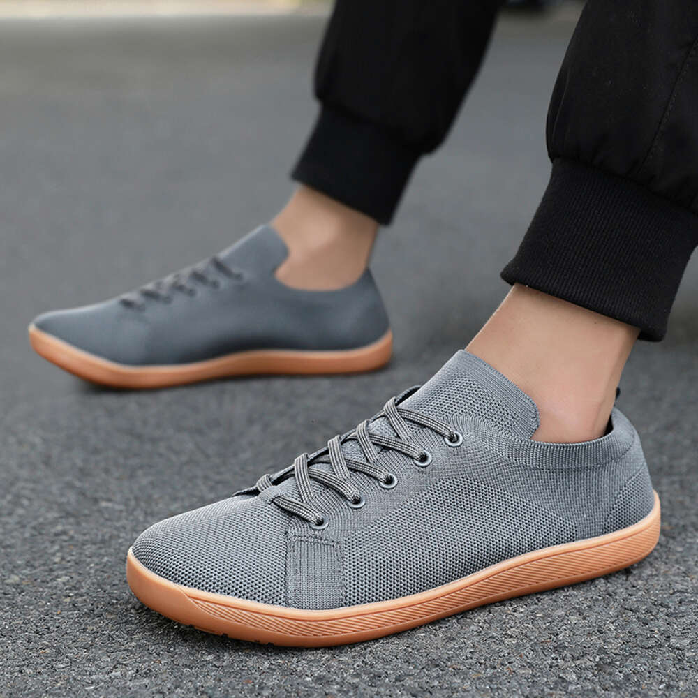 Breathable New Unisex Mesh Men Barefoot Wide Toed Shoes Flats Soft Zero Drop Sole Wider Toe Sneakes Large Size Ddmysaturn