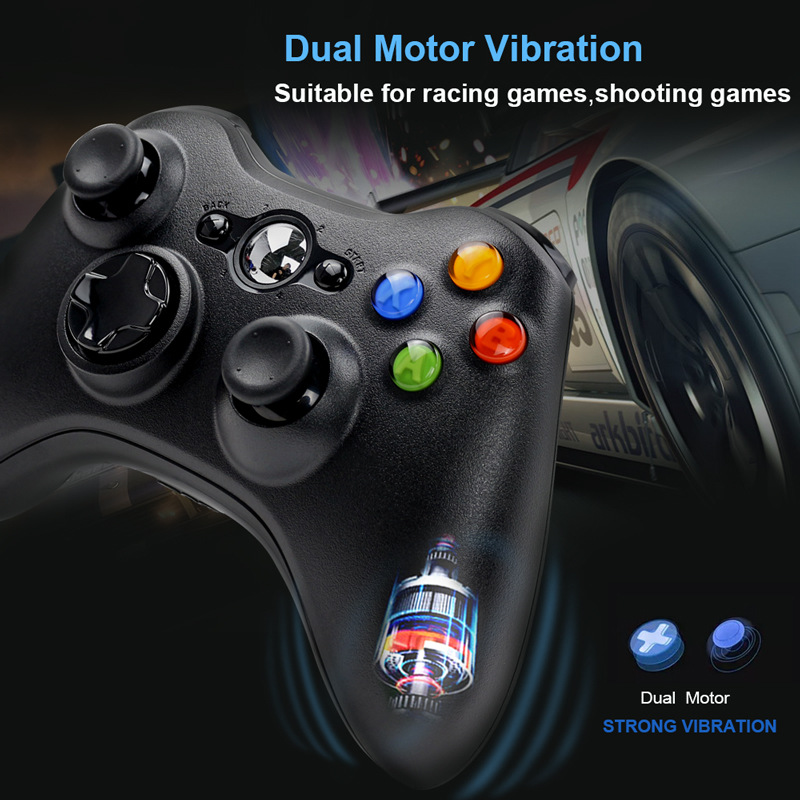By Sea Shipping Wireless Bluetooth Gamepad Console handle For Microsoft Xbox 360 Controller Joystick Games Controllers Gampad Joypad Nostalgic with Pa