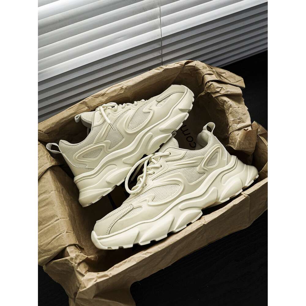 Pre Men S Tied Minimalist Style Breathable Mesh Sneakers Outdoor Sports And Daily Wear With Thick Soles Ddmysaturn