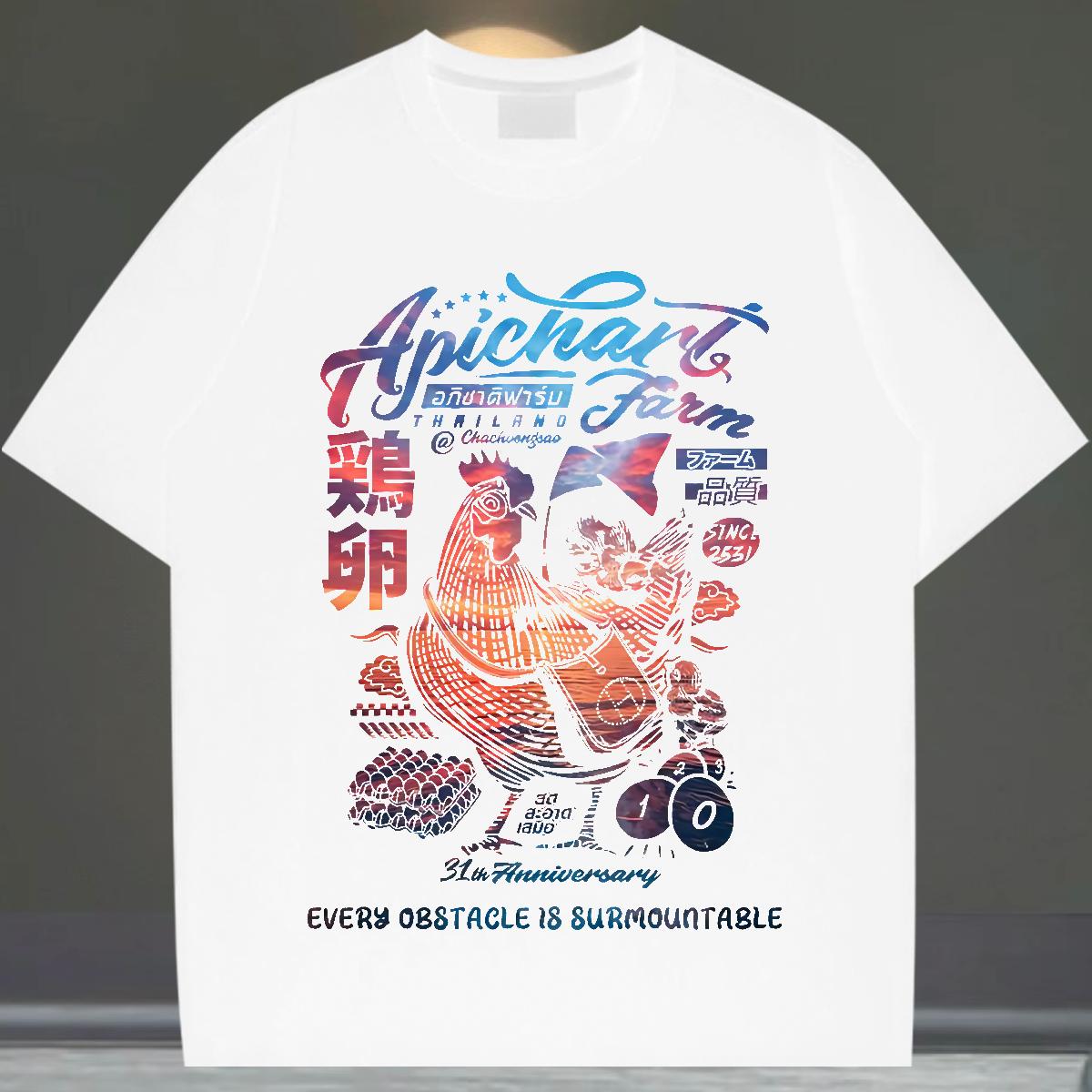 New Designer Mens T Shirts Custom Printed Daily Wear Men Tees Cotton O Neck Short Sleeves Brand