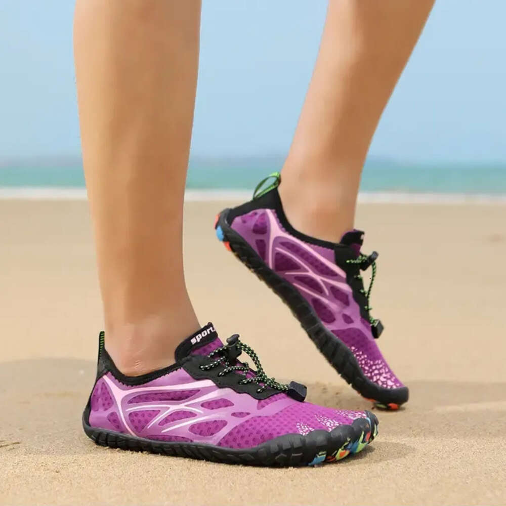 Outdoor Unisex Aqua Barefoot Beach Sandals Women Upstream Water Shoes Nonslip River Sea Swimming Diving Sneakers For Men Ddmysaturn