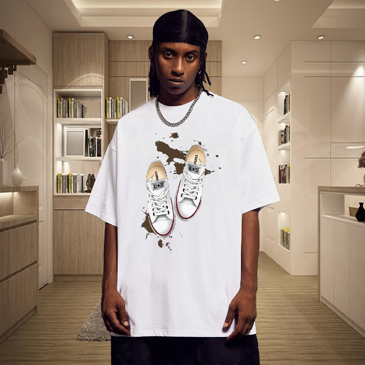 Classic Casual Mens T Shirts Custom Printed Men Tshirts Casual Daily Wear Breathable Short Sleeve Comfortable Tees Shirts