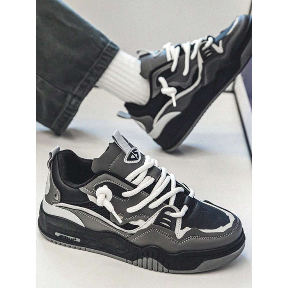 Ddmyoutdoor Men S Breathable Stylish Chunky Sneakers Casual Sports Shoes For Teenagers
