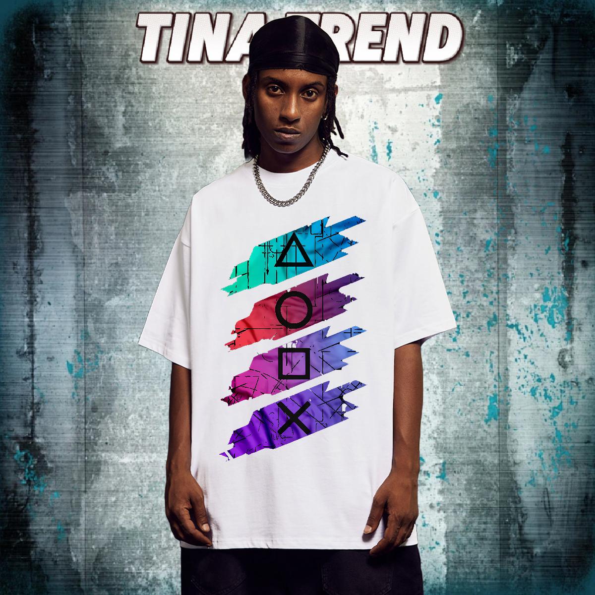 Designer T-Shirts for Men Graphic Casual Beach Men Clothes T-Shirt Breathable Crew Neck Comfortable