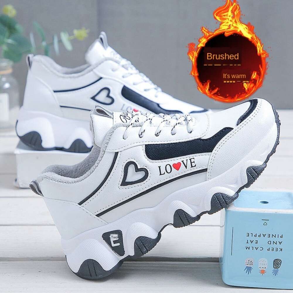 Ddmysports Women S Autumn And Winter New Students Korean Version Oll Match Sports Casual Travel White Running Shoes Trend OUTDOOR