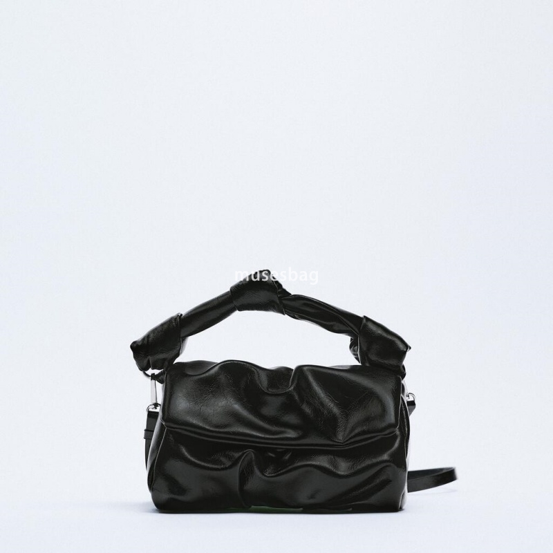 New High Quality Cloud Bag Mini High Grade Shoulder Bag Fashionable Dumpling Shape Crossbody Bag Knot Folded Handbag