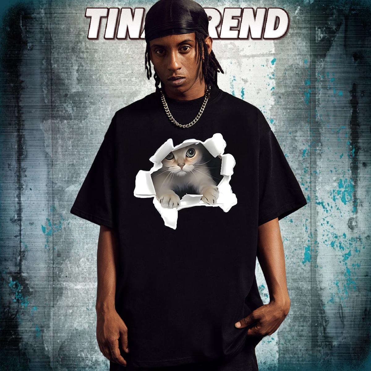 Fashion Design T shirt Custom Print Plus Size Casual Daily Wear Mens Tshirts Short sleeve Cotton Soft Comfortable