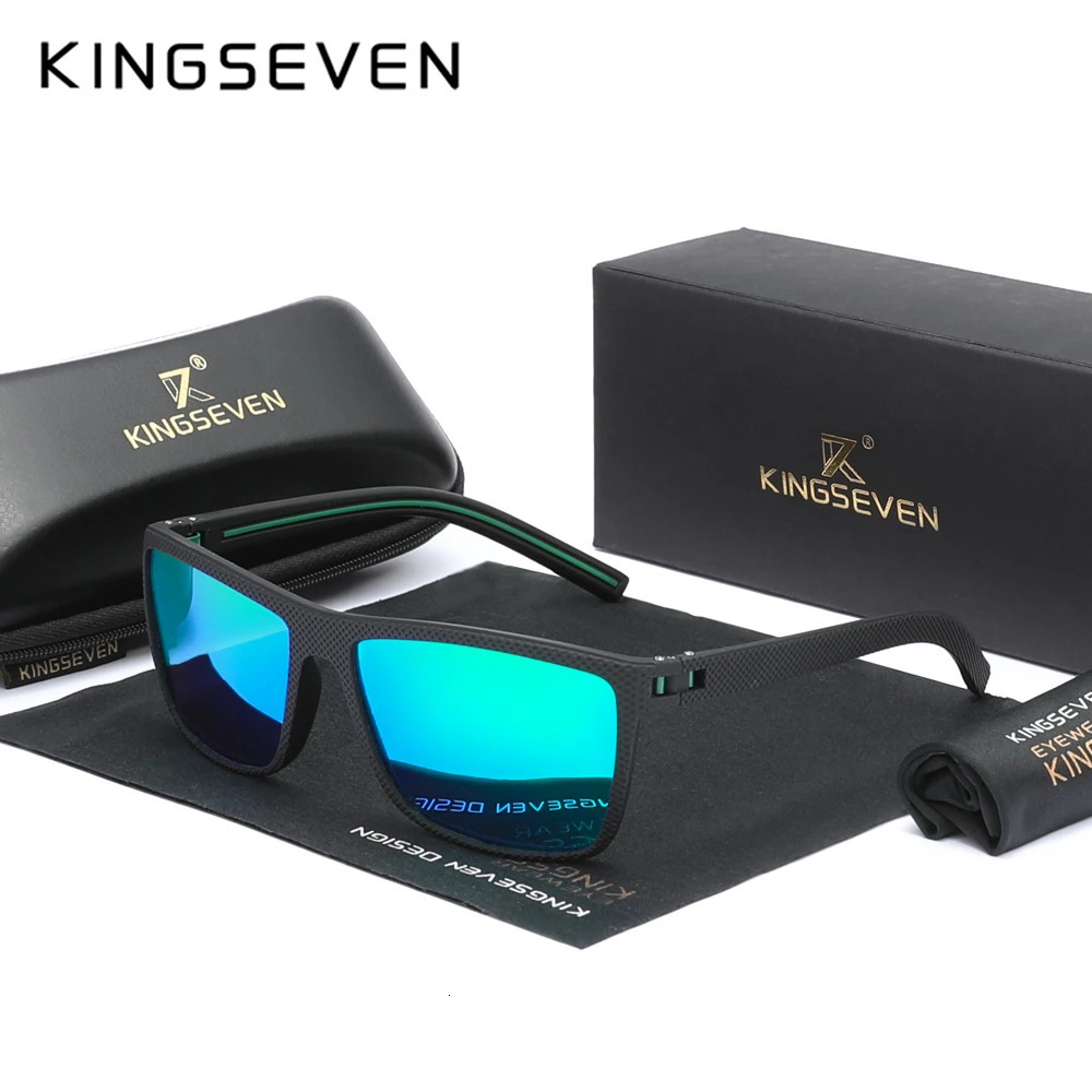 KIINGSEVEN Polarization Mens Sunglasses Sports Anti-slip TR90 Full Frame UV400 Eye Protect Glasses Driving Anti- Eyewear 240528
