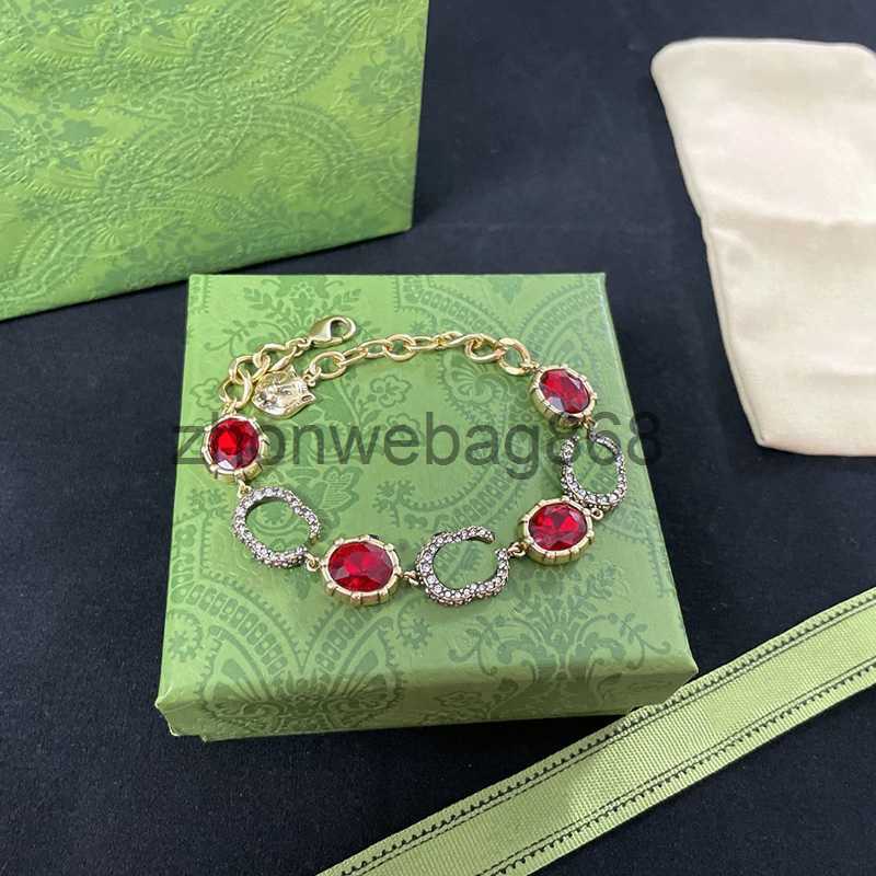 g letterCharm Bracelets Vintage Diamond Bracelet Women Designer Jewelry For Womens Jewel Chain Bracelets Fashion Luxurys Letter G Bracelet With Box 2204071WU J240