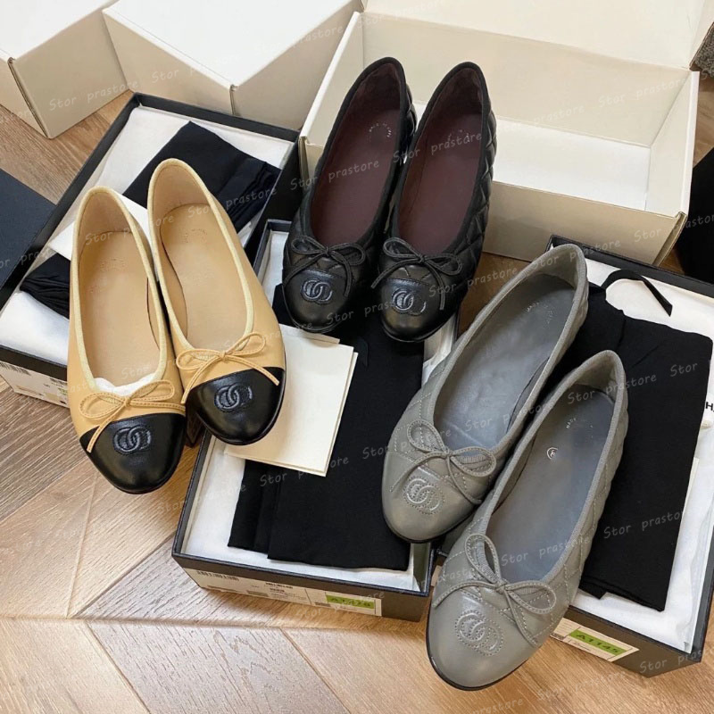 Ballet Flats Sandal loafers High Heels Ballet Shoes Woman Party Dress Shoes Chunky High Heel Letter Bow Ballerina Designer Sandals