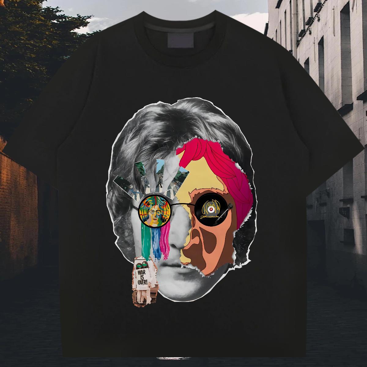 Stylist T Shirt For Man Customized Print Men Tshirts Sport Breathable Crew Neck Loose Fit Top Tees