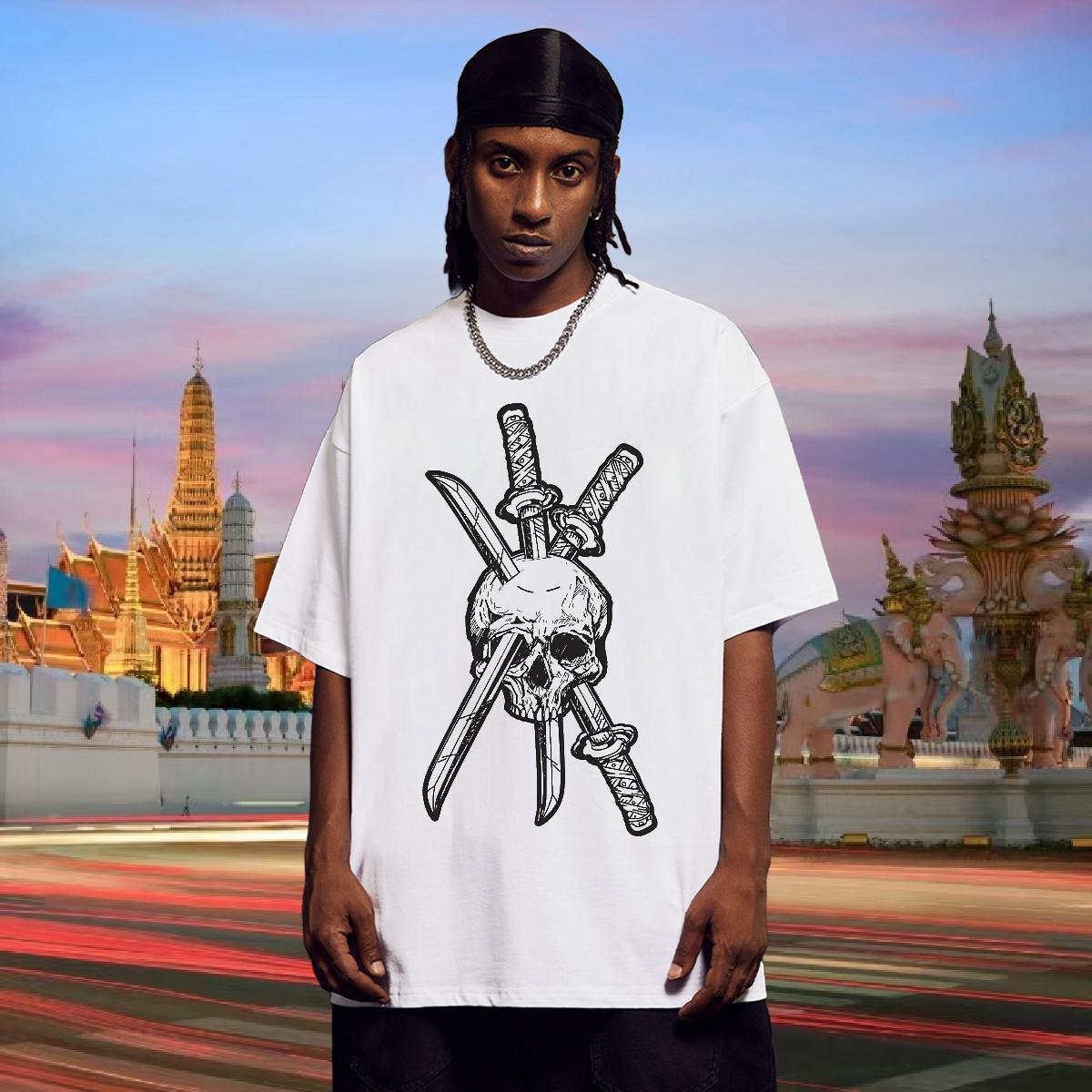 5A T shirt Street Casual 180g Cotton Men Tops Tees Classic Casual Custom Clothes