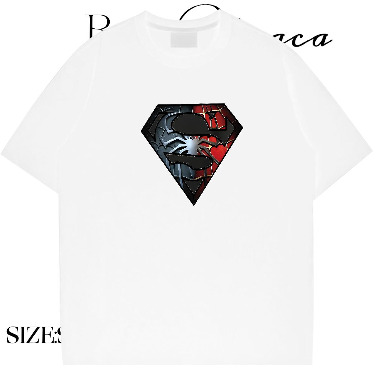 Loose T Shirts Men Home Outdoor Crew Neck Cotton Breathable Men Tshirts DIY Custom Cartoon Top Tees