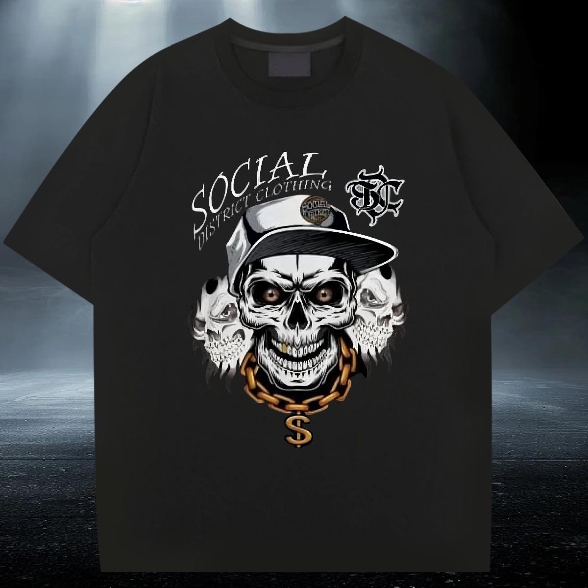 2024 DIY T shirt Oversized Sport Men Tshirts Short sleeve Cotton Soft Loose Fit